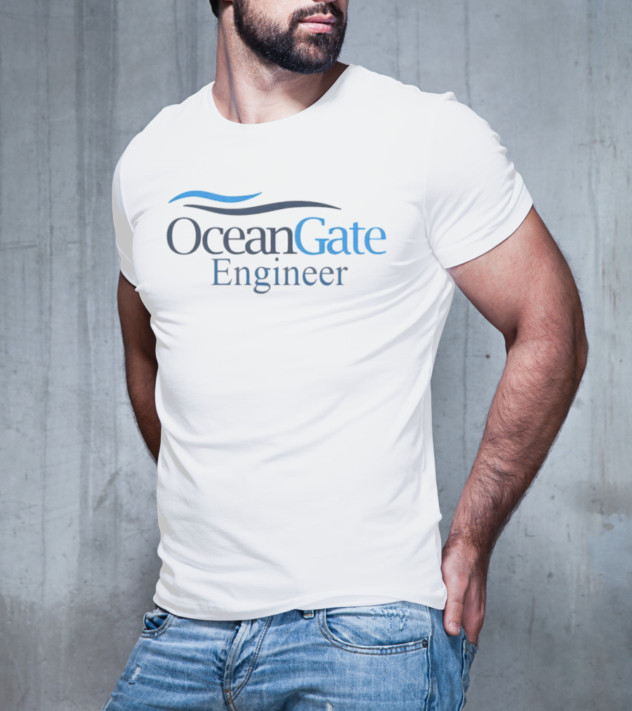 OceanGate Engineer Blue Wave Emblem T-Shirt