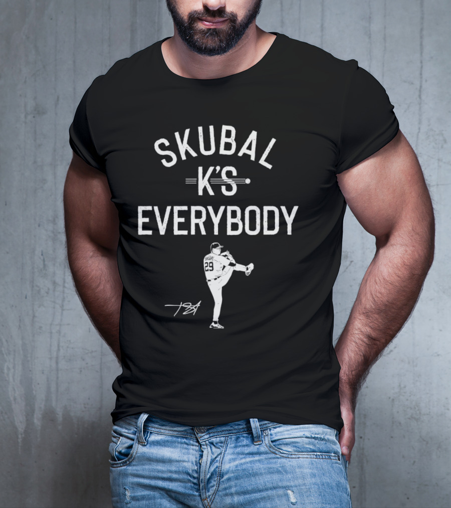 Skubal K's Everybody Number 29 Pitcher Stance T-Shirt