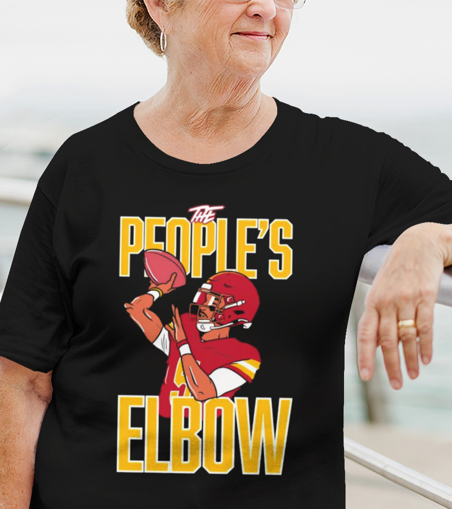 The People’s Elbow Washington Commanders Football Player Quarterback T-Shirt