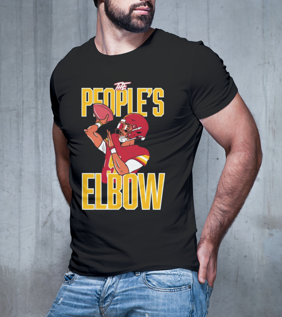 The People’s Elbow Washington Commanders Football Player Quarterback T-Shirt