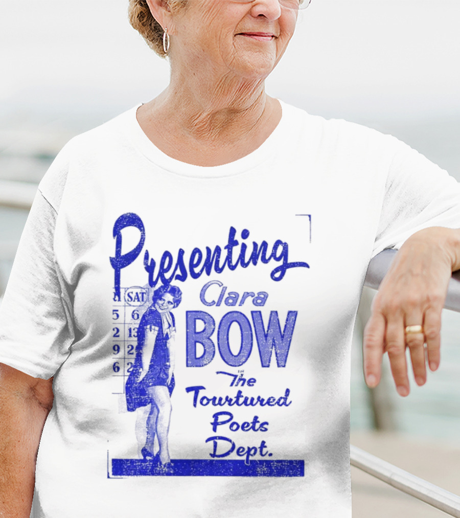 Presenting Clara Bow The Tortured Poets Dept T-Shirt