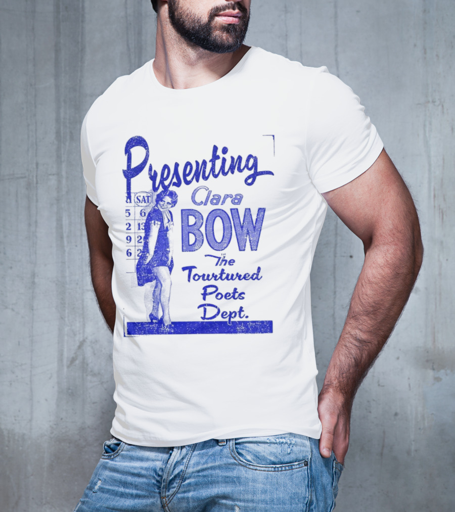 Presenting Clara Bow The Tortured Poets Dept T-Shirt