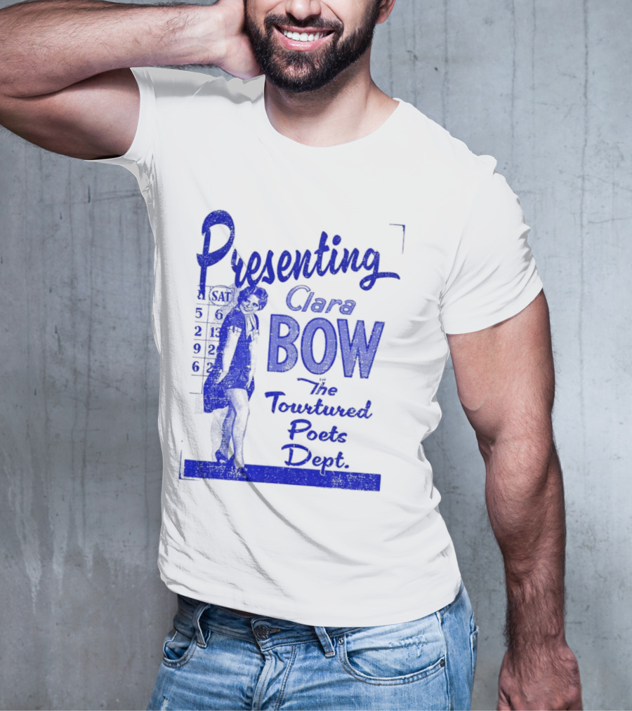 Presenting Clara Bow The Tortured Poets Dept T-Shirt