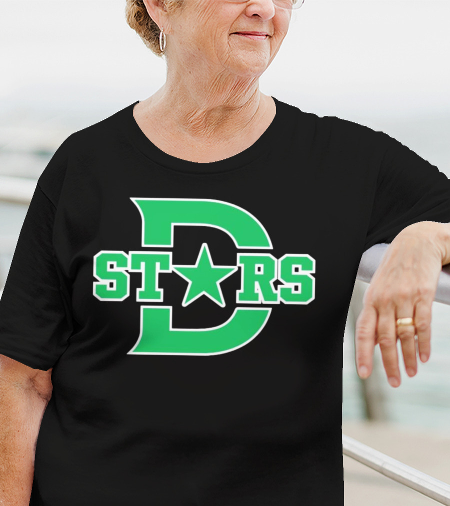 Dallas Stars NHL Hockey Team Logo ST★RS D T-Shirt