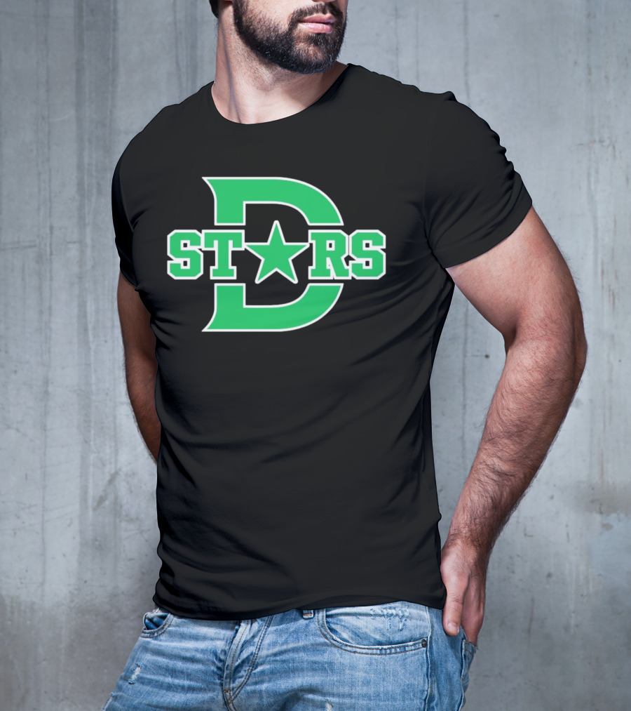 Dallas Stars NHL Hockey Team Logo ST★RS D T-Shirt