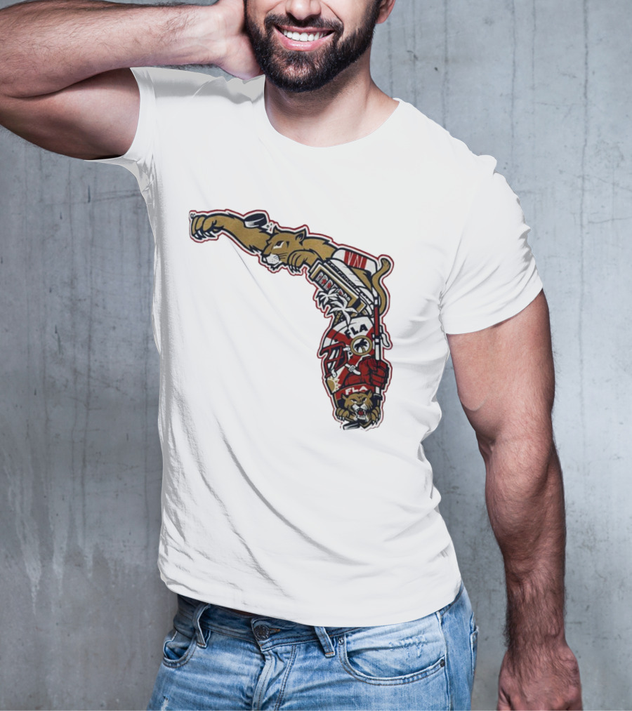 Florida Panthers Let's Hunt State Hockey T-Shirt