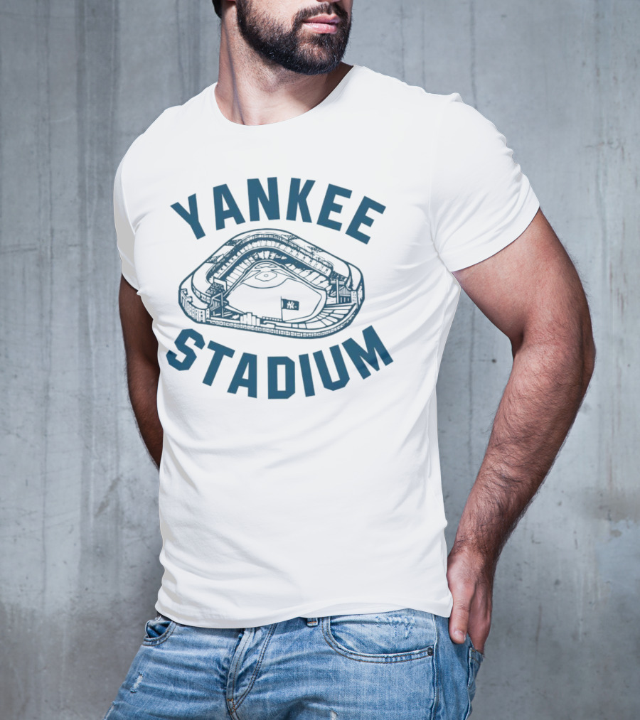 Yankee Stadium Baseball Illustration Yankees T-Shirt