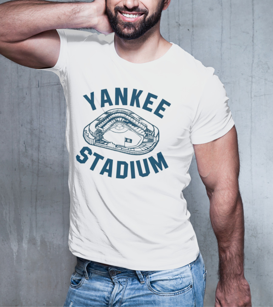 Yankee Stadium Baseball Illustration Yankees T-Shirt