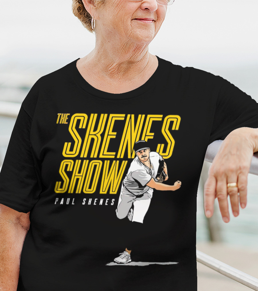 The Skenes Show Paul Skenes Pittsburgh Pirates Pitching Action T-Shirt