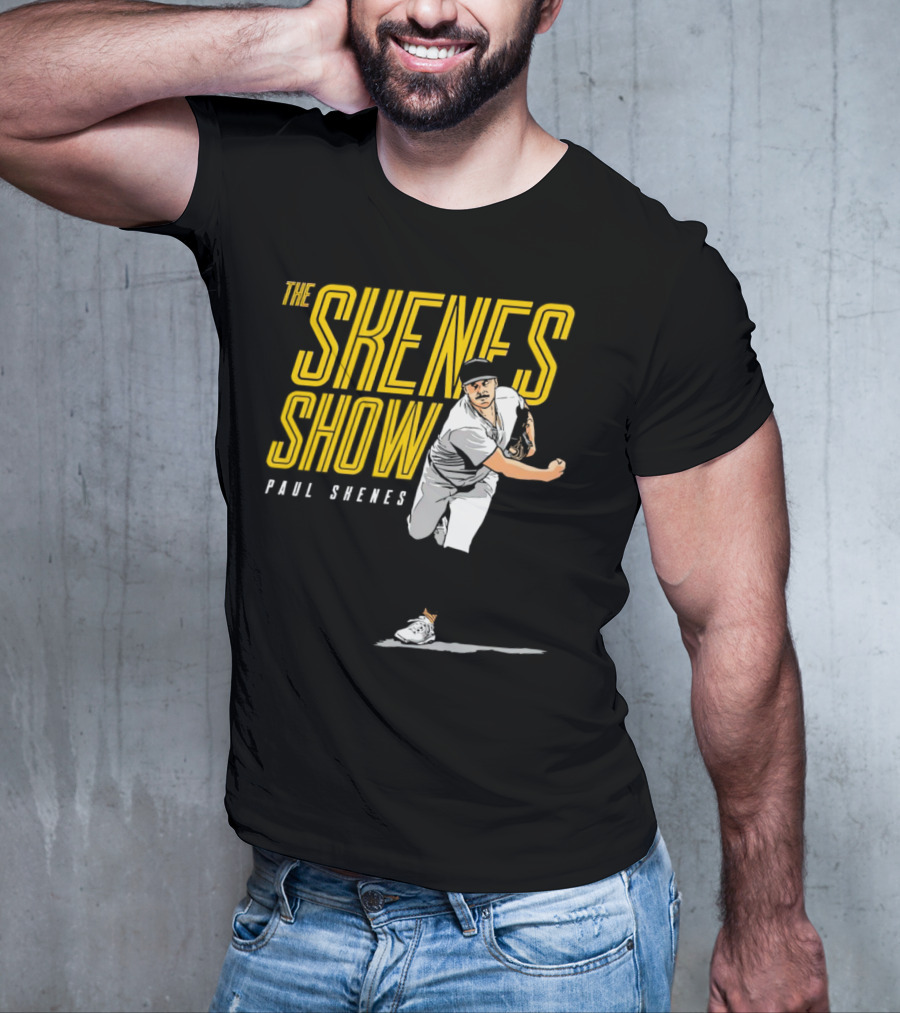 The Skenes Show Paul Skenes Pittsburgh Pirates Pitching Action T-Shirt