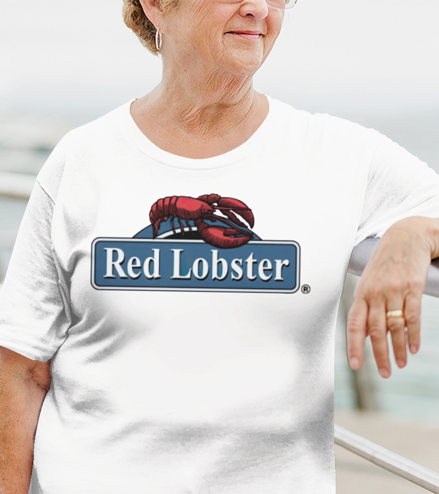 Red Lobster Seafood Restaurant Logo Emblem T-Shirt