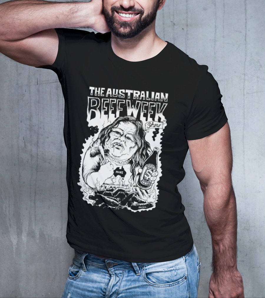 The Australian Beefweek Show Mine Beer And Sausages T-Shirt