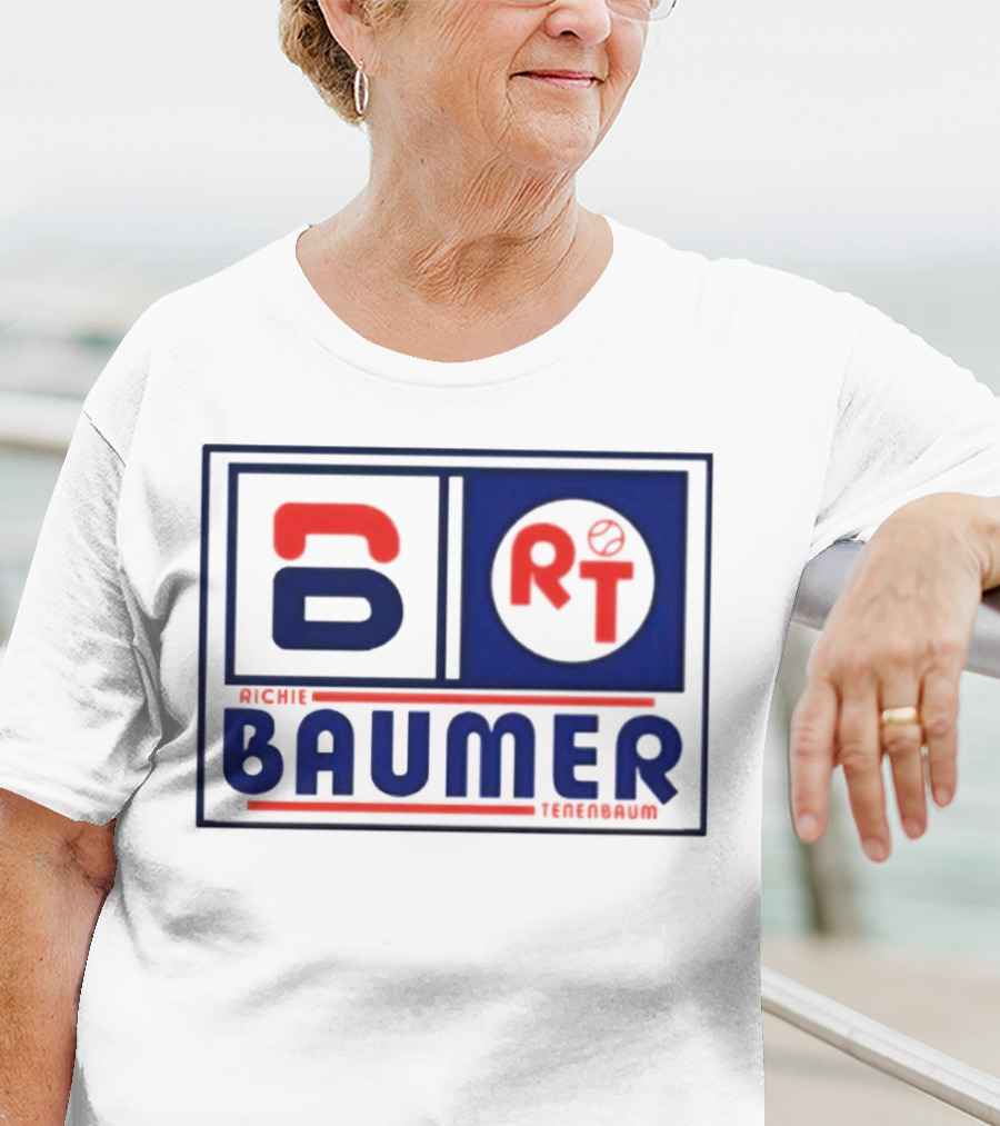 Richie Baumer Tenenbaum Tennis Emblem RT T-Shirt