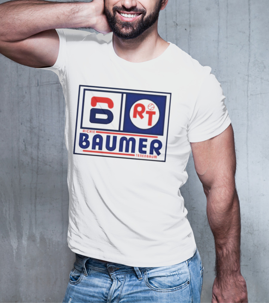 Richie Baumer Tenenbaum Tennis Emblem RT T-Shirt