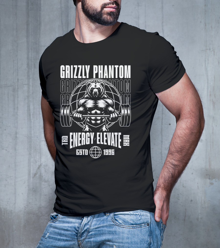 Grizzly Phantom Energy Elevate ESTD 1996 T-Shirt
