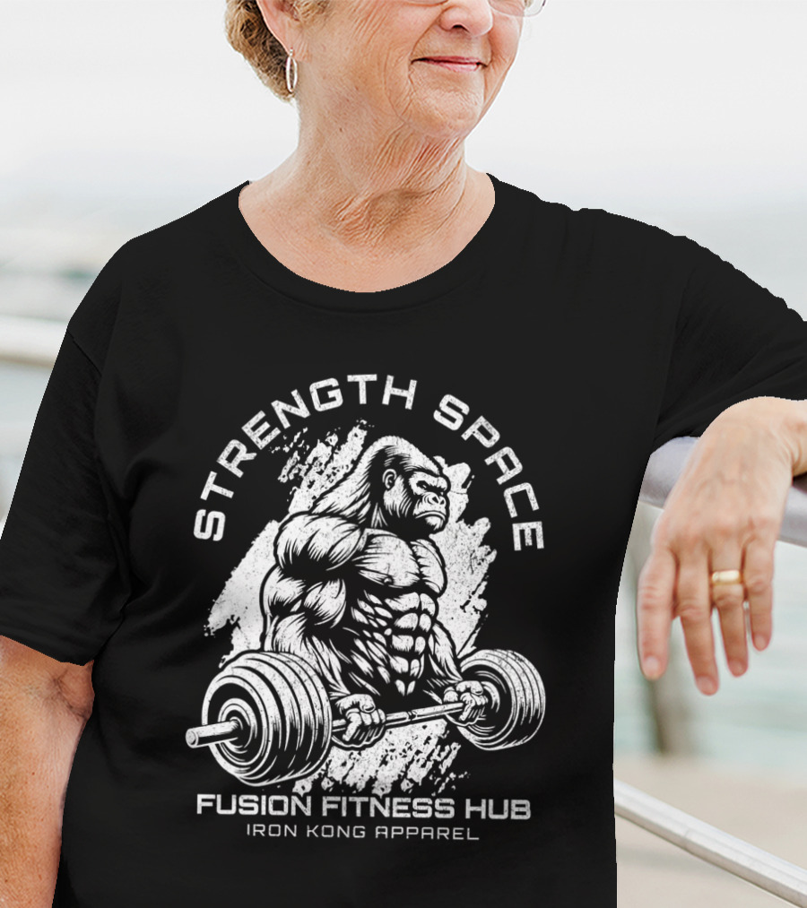 Strength Space Fusion Fitness Hub Iron Kong T-Shirt