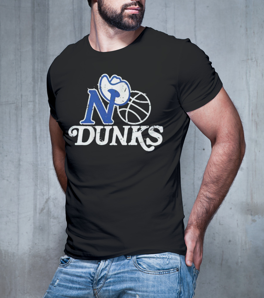Dallas Mavericks No Dunks Cowboy Basketball T-Shirt