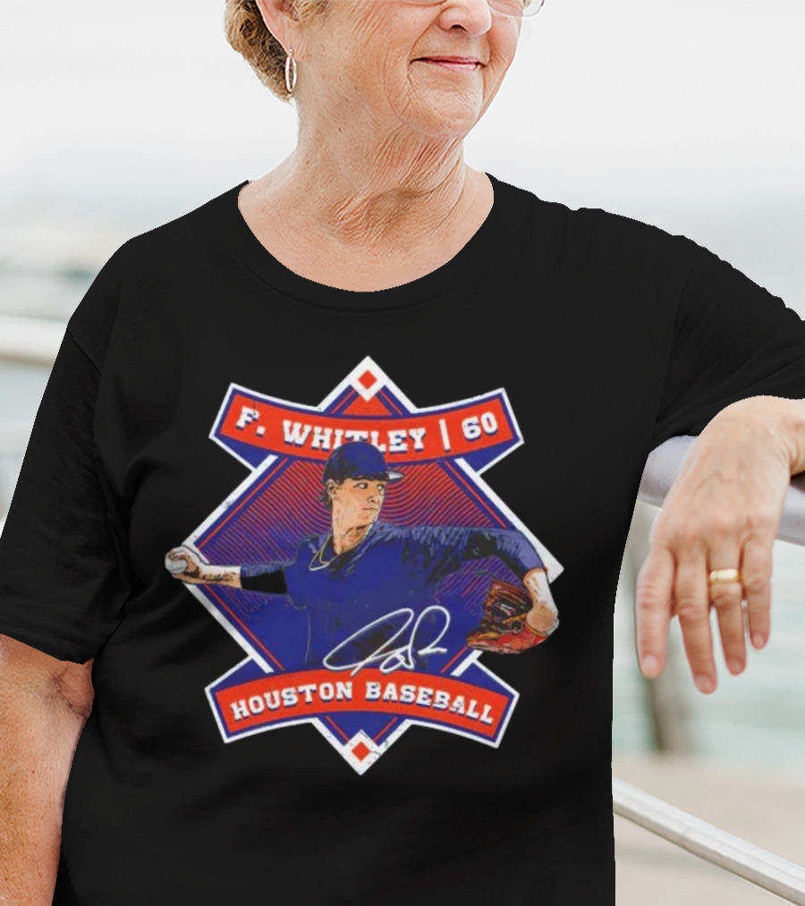 F. Whitley 60 Houston Baseball T-Shirt