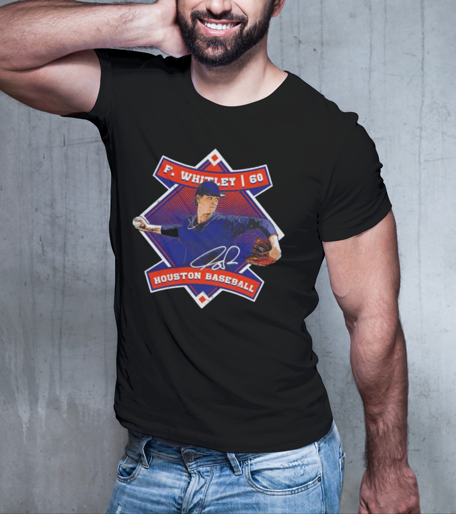 F. Whitley 60 Houston Baseball T-Shirt
