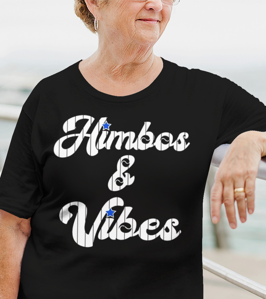 Himbos And Vibes Baseball Philadelphia Pinstripe Style With Stars T-Shirt