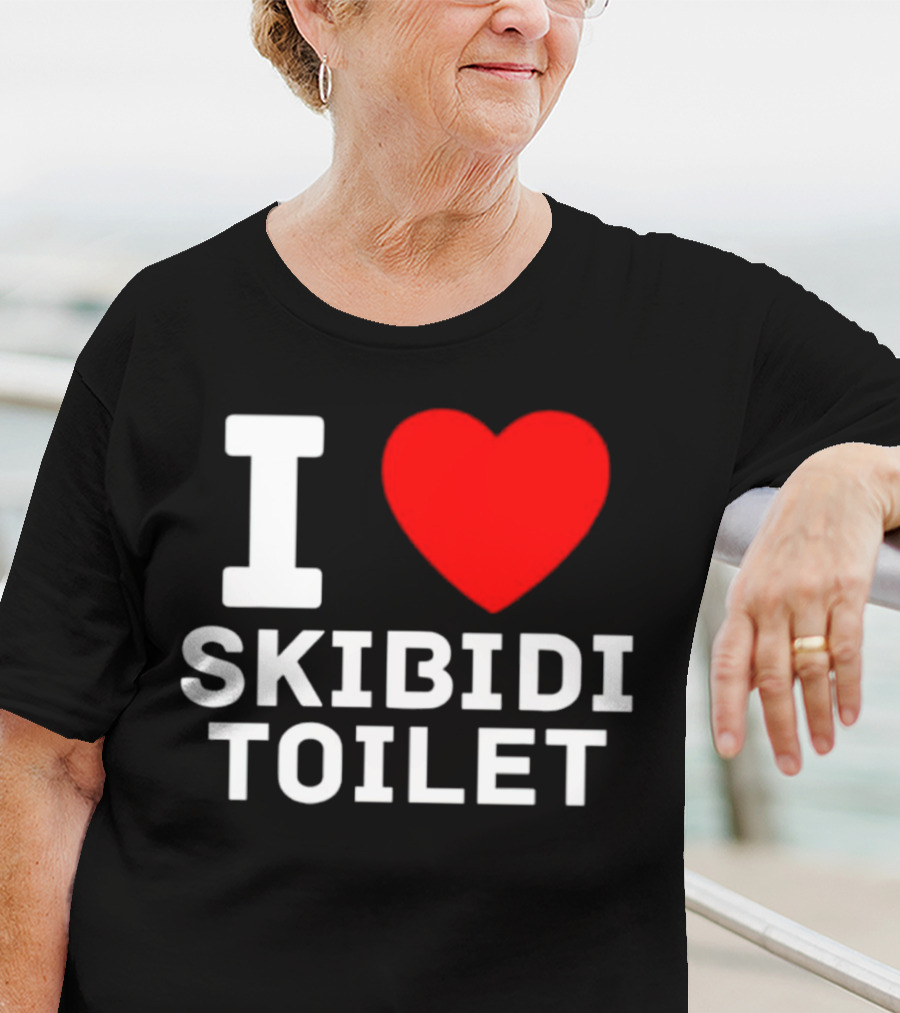 I Love Skibidi Toilet T-Shirt