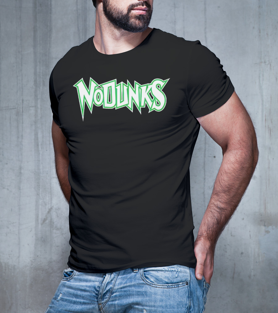Minnesota Timberwolves No Dunks Bold Green Text T-Shirt