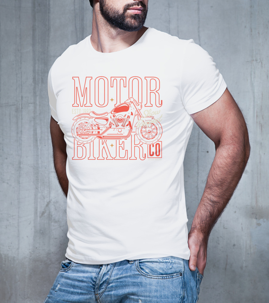 Motor Biker Club Estd 1992 Show Respect Co Speed Racer T-Shirt