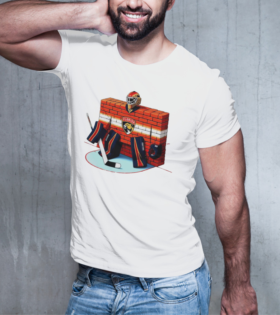 Florida Panthers Brick Wall Goalie Bod T-Shirt