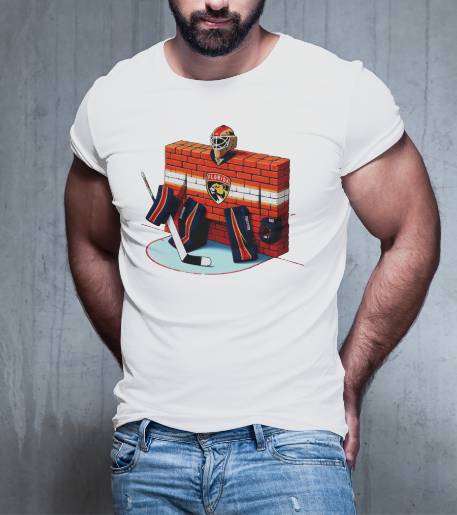 Florida Panthers Brick Wall Goalie Bod T-Shirt
