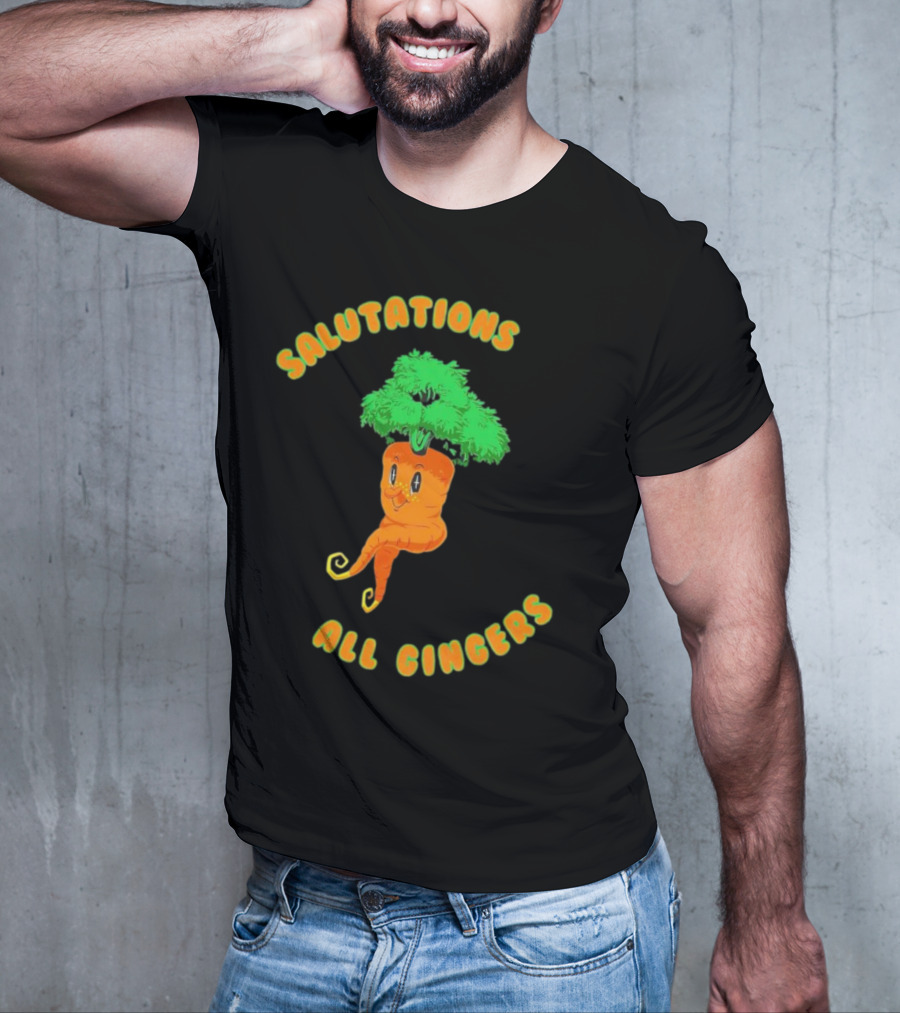 Salutations All Gingers Happy Carrot T-Shirt