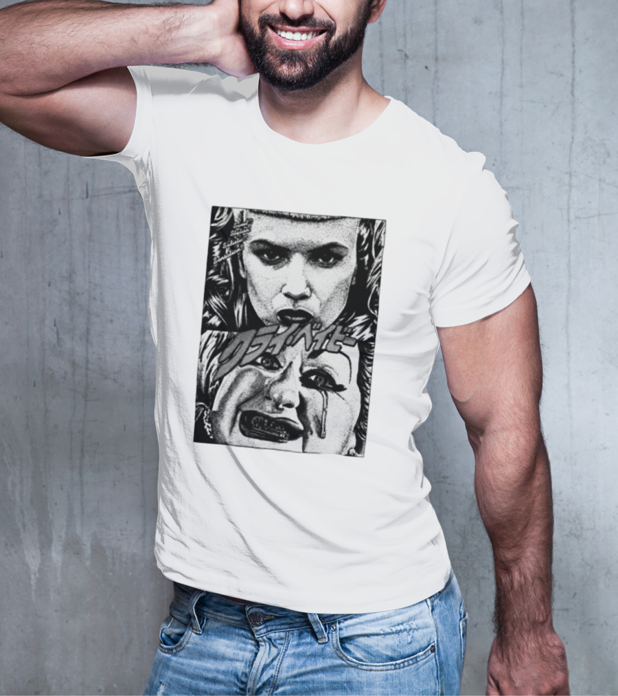 Mobshity Cry Baby John Waters Japanese Comic Style Faces T-Shirt