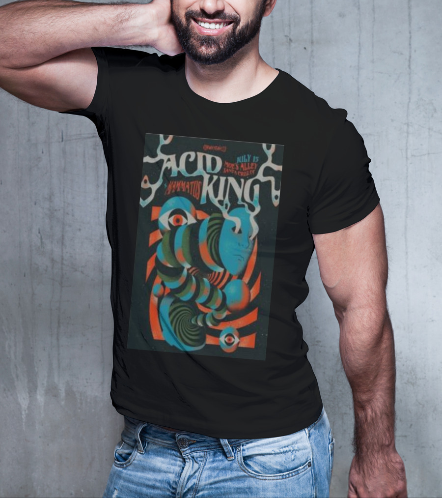 Acid King July 15 Moe's Alley Santa Cruz Mammatus T-Shirt