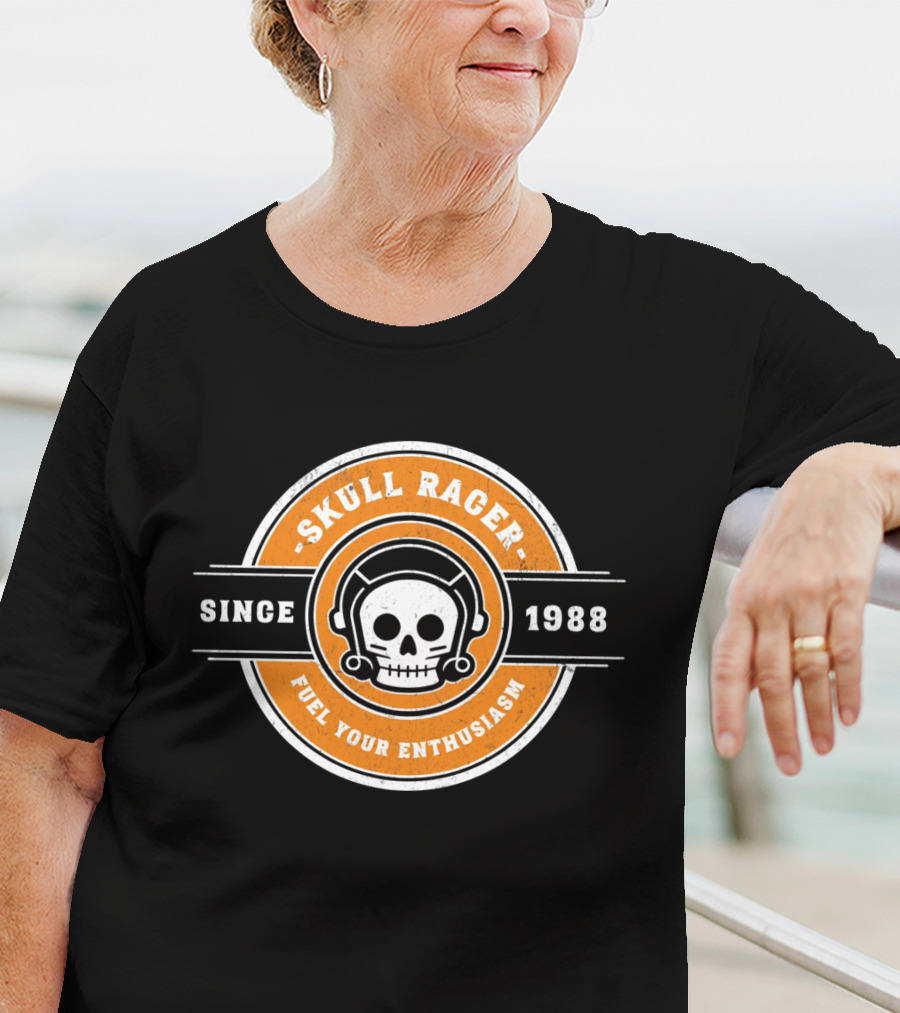 SKULL RACER FUEL YOUR ENTHUSIASM SINCE 1988 T-Shirt