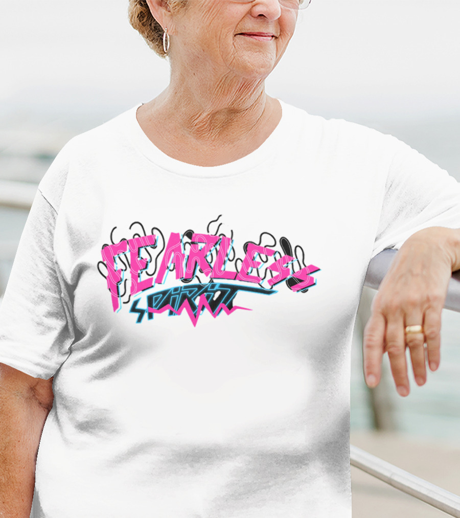 Fearless Spirit Retro Neon T-Shirt
