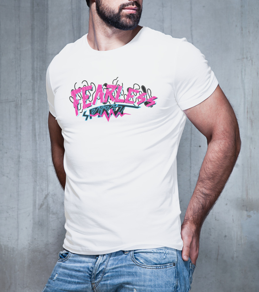 Fearless Spirit Retro Neon T-Shirt