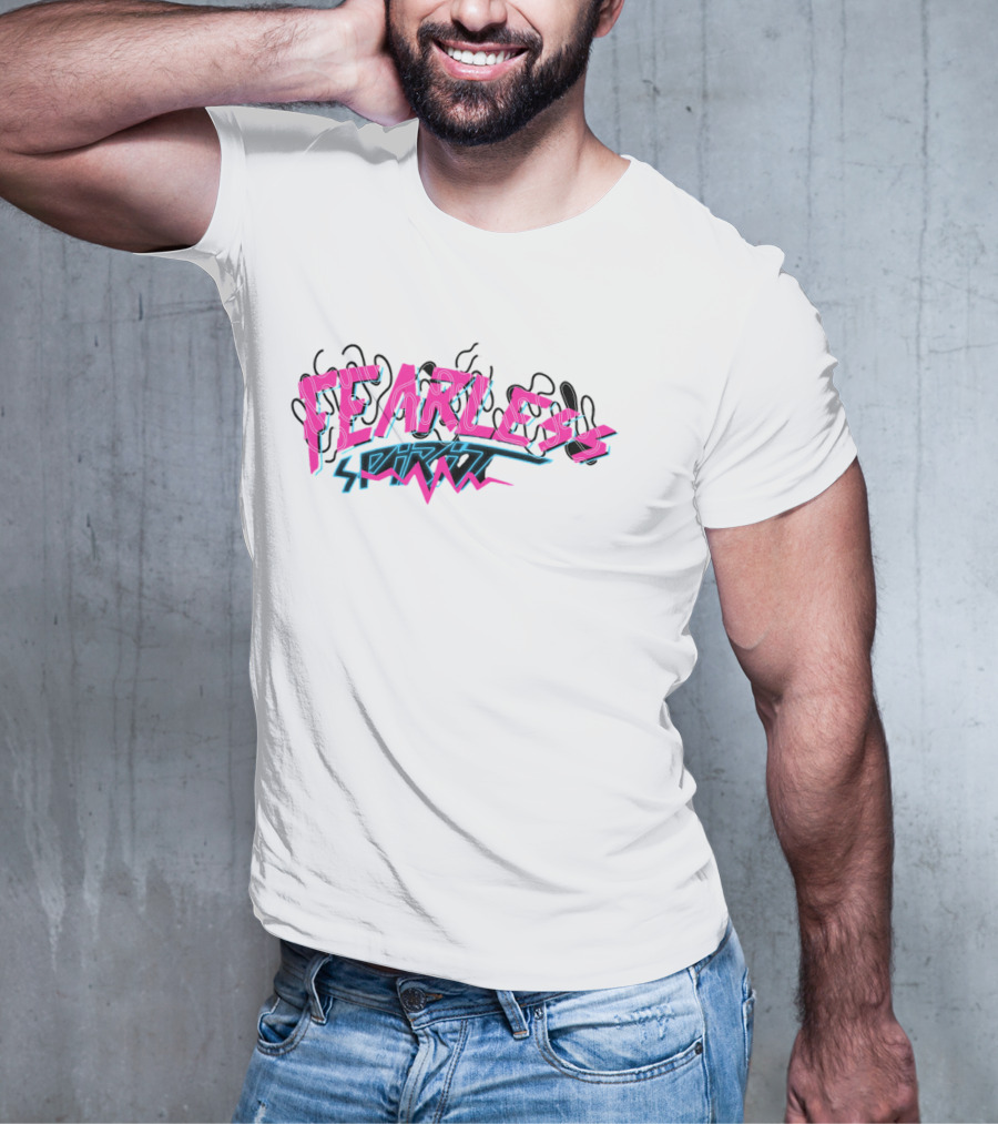 Fearless Spirit Retro Neon T-Shirt