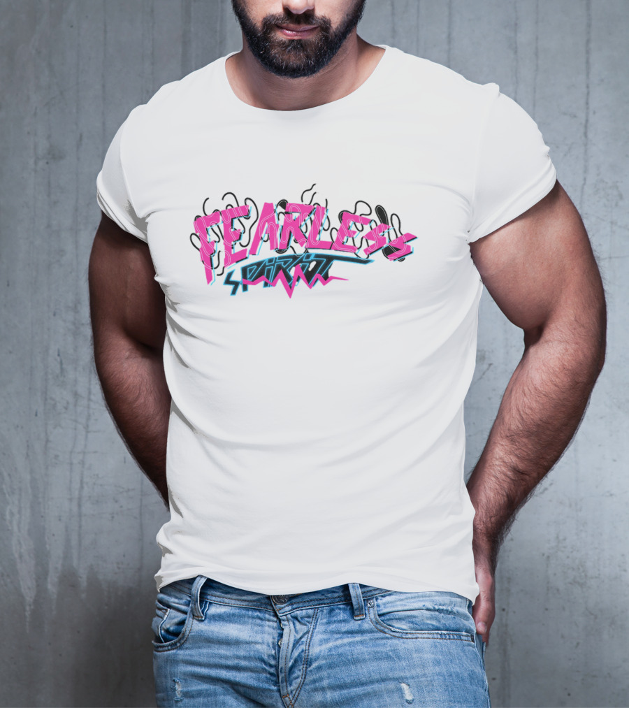 Fearless Spirit Retro Neon T-Shirt
