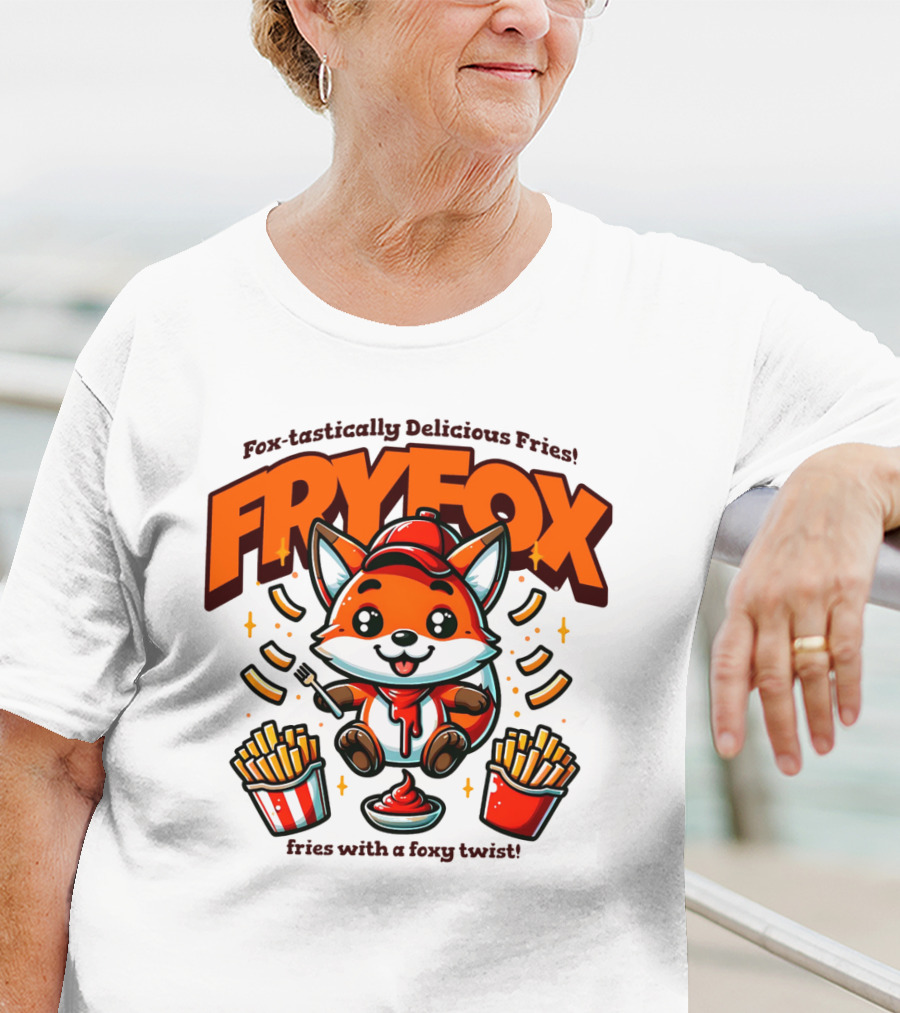 FRYFOX Fox-tastically Delicious Fries With A Foxy Twist T-Shirt