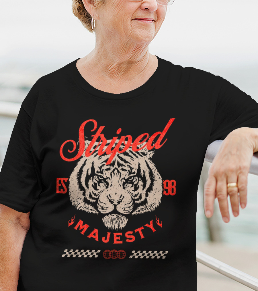 Striped Majesty Tiger Est 1998 T-Shirt