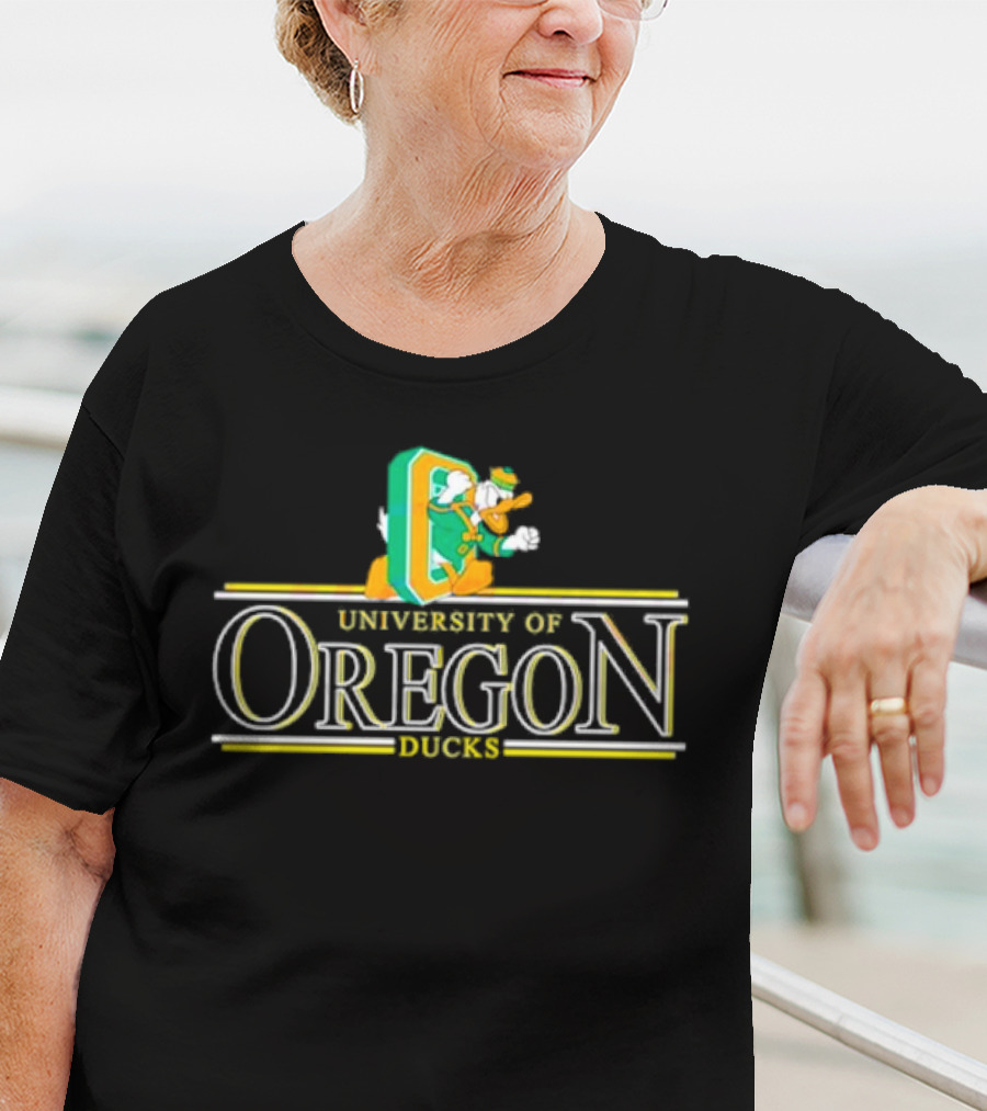 University Of Oregon Ducks Vintage 90s Iconic Mascot T-Shirt