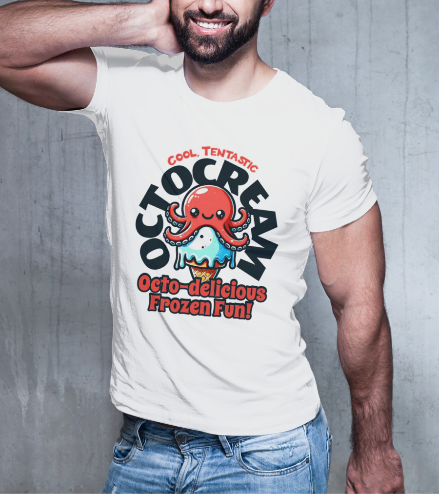 Cool Tentastic Octo-delicious Frozen Fun Octocream T-Shirt