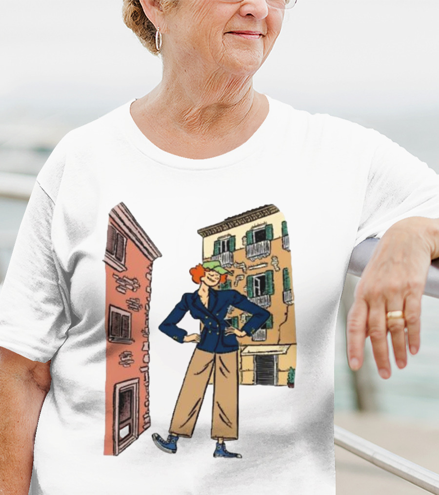 Dick Carroll X Roy Roger’s Positano Chic Casual Stroll T-Shirt