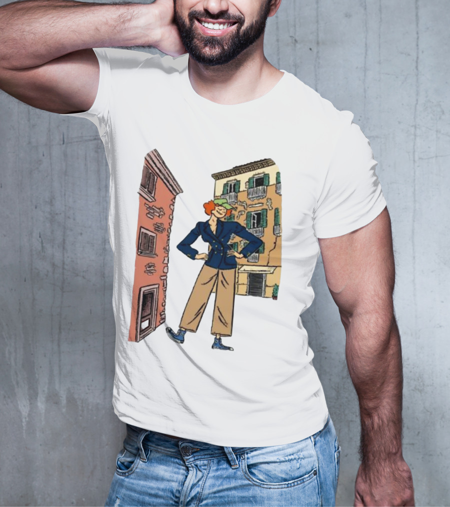 Dick Carroll X Roy Roger’s Positano Chic Casual Stroll T-Shirt