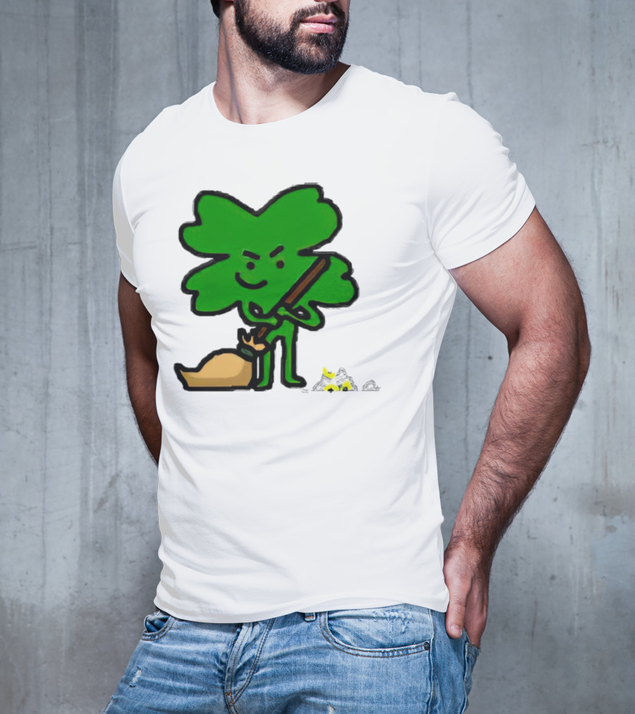 Boston Celtics Sweeping Shamrock Victory T-Shirt