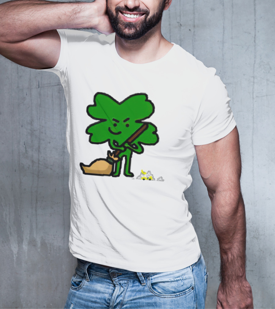 Boston Celtics Sweeping Shamrock Victory T-Shirt