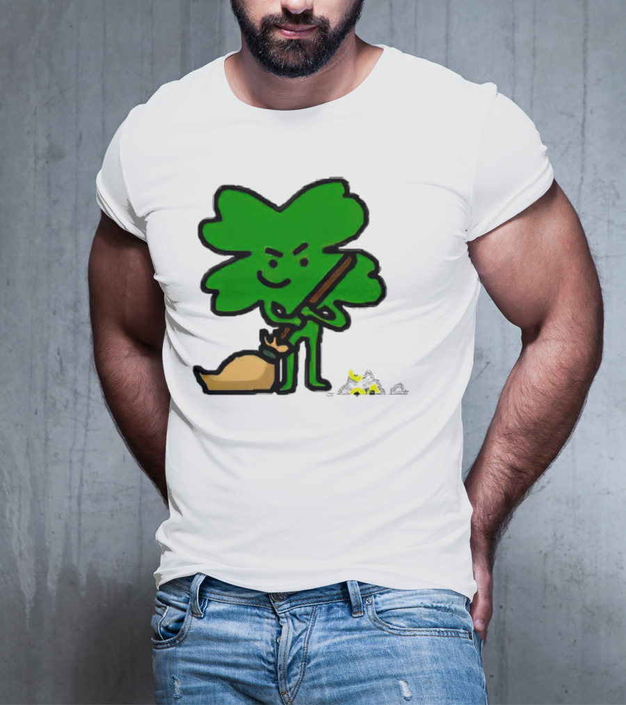 Boston Celtics Sweeping Shamrock Victory T-Shirt