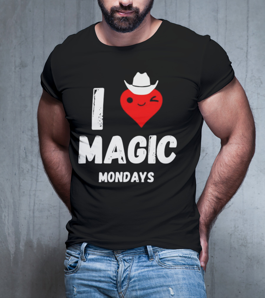 I Heart Cowboy Magic Mondays T-Shirt