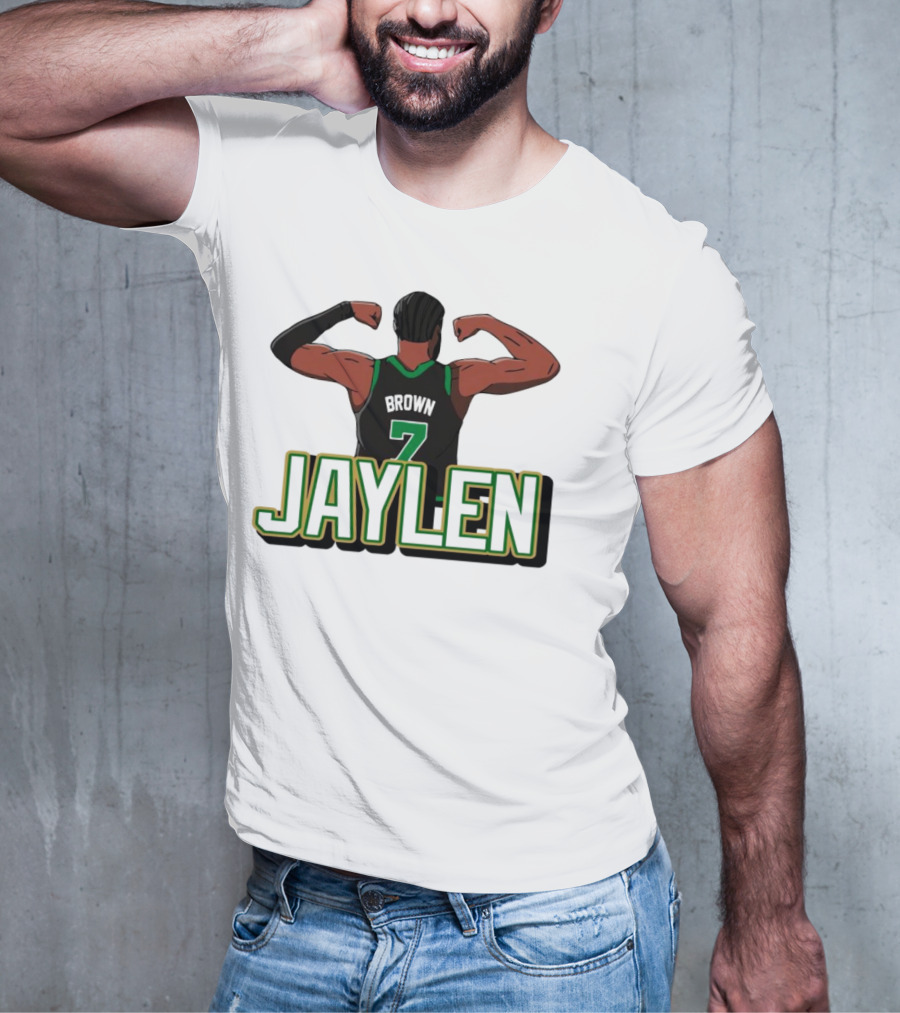 Jaylen Brown Number 7 Flex Boston Celtics T-Shirt
