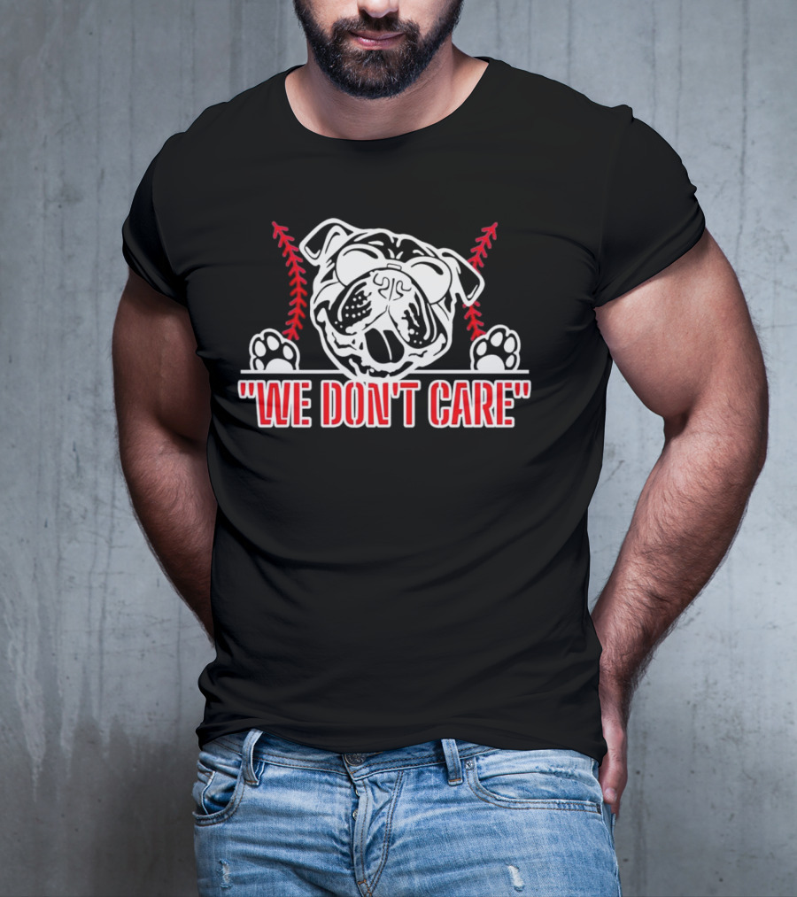 Louisiana Tech Bulldogs We Don’t Care Bulldog Mascot T-Shirt