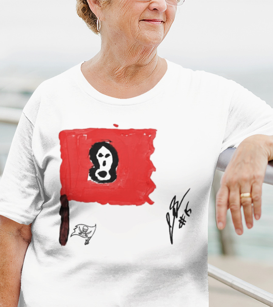 Rookies Paint Tampa Bay Buccaneers Flag Artwork #15 T-Shirt